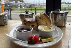 Scones at the Old Mill Tea Rooms