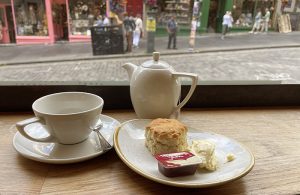 A scone at the Edinburgh Press Club