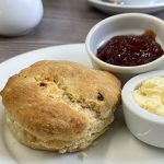 A scone at Nosh in Bo'ness