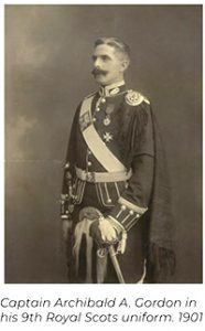 Major Gordon in 1901