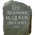 Lee Alexander McQueen headstone at Kilmuir