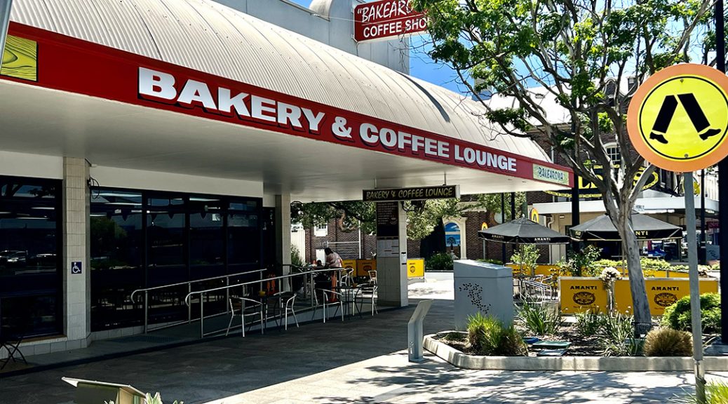 External view of the Bakery & Coffee Lounge in Roma, Queensland