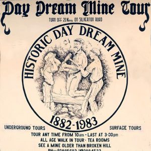 Advert for Day Dream Mine tours